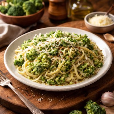Image of Shirataki Noodles with Broccoli Sauce