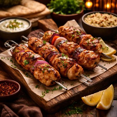 Image of Shish Taouk Chicken Kebabs