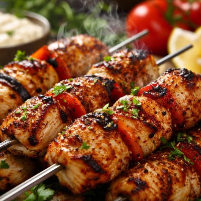 Image of Shish Taouk Lebanese Chicken Skewers