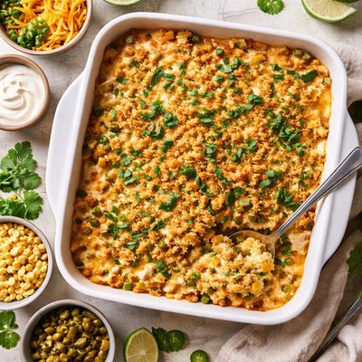 Image of Shoepeg Corn Green Chile Casserole