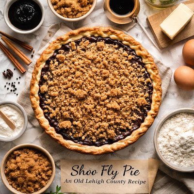 Image of Shoo Fly Pie an Old Lehigh County Recipe