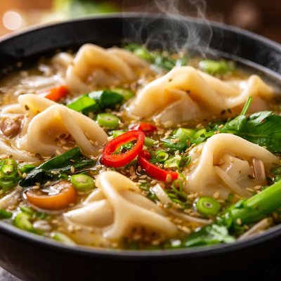 Image of Shortcut Asian Dumpling Soup