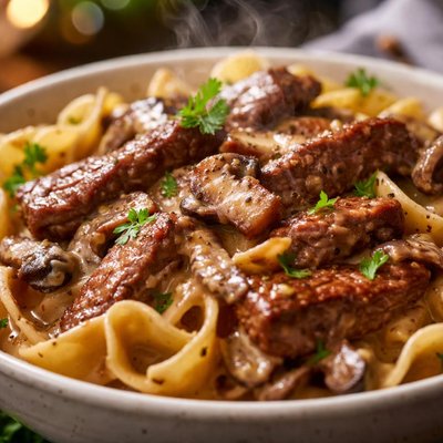 Image of Shortcut Sirloin Stroganoff
