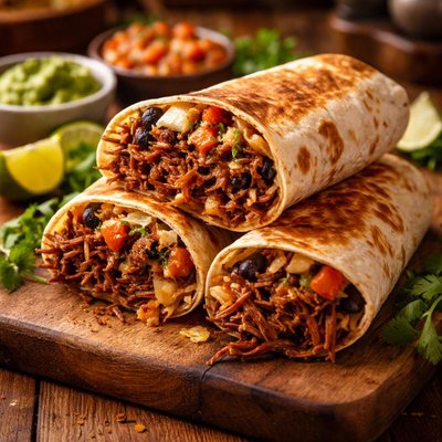 Image of Shredded Beef Burritos