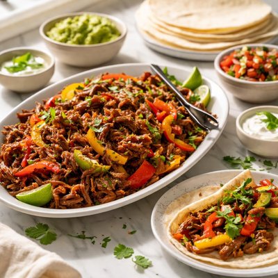 Image of Shredded Beef Fajitas