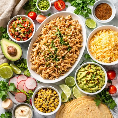 Image of Shredded Chicken and Cheese