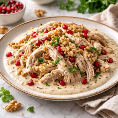 Image of Shredded Chicken and Walnut Sauce