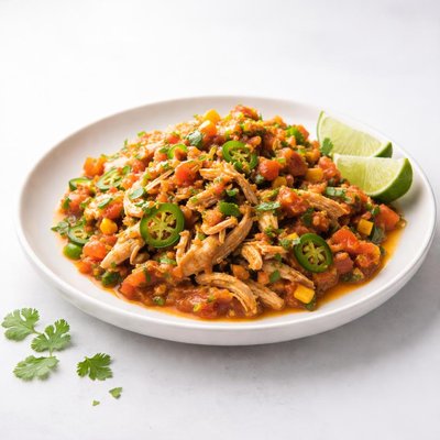 Image of Shredded Chicken Salsa Style