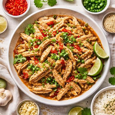 Image of Shredded Chicken with Garlic Sauce