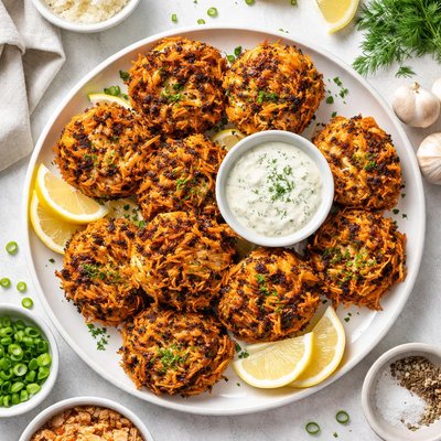 Image of Shredded Potato Salmon Cakes