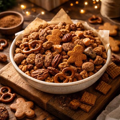 Image of Shreddies Gingerbread Snack Mix
