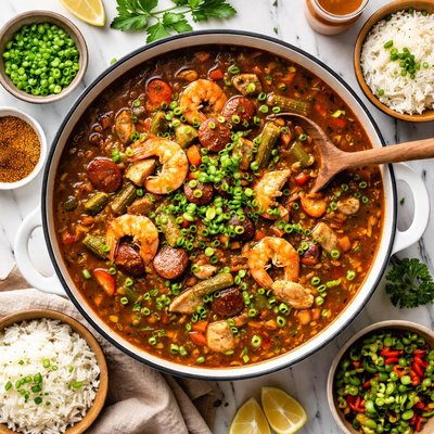 Image of Shreveport Chicken and Shrimp Gumbo
