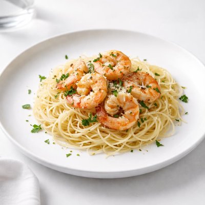 Image of Shrimp and Angel Hair Pasta