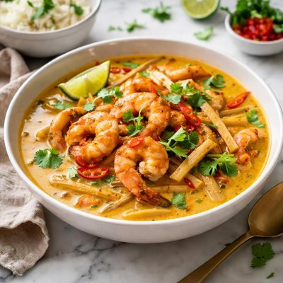 Image of Shrimp and Bamboo Shoot Curry