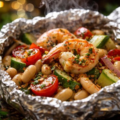 Image of Shrimp and Bean Packets