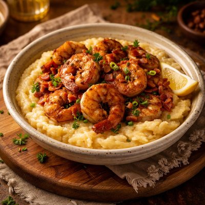 Image of Shrimp and Cheese Grits