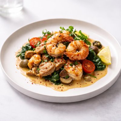 Image of Shrimp and Chicken Pan Roast