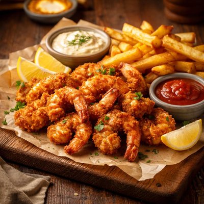 Image of Shrimp and Chips