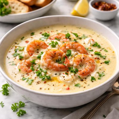 Image of Shrimp and Cream Cheese Soup