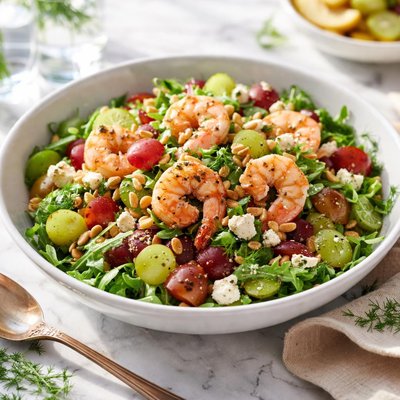 Image of Shrimp and Grape Salad with Dill