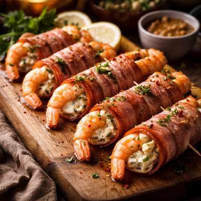 Image of Shrimp and Ham Rolls