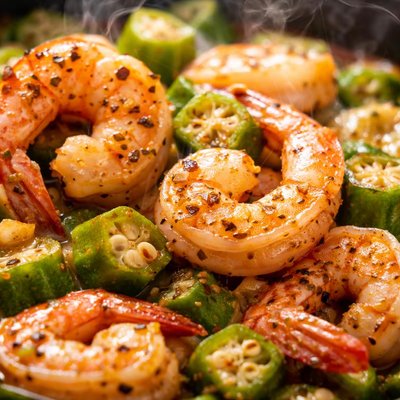 Image of Shrimp and Okra