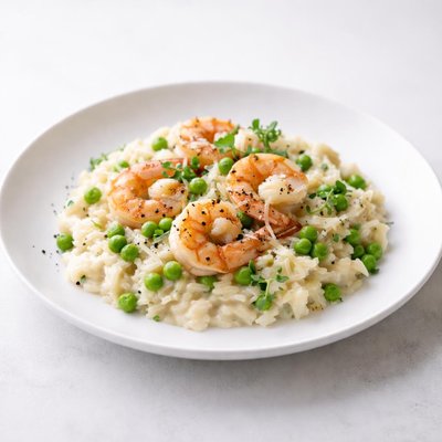 Image of Shrimp and Pea Risotto