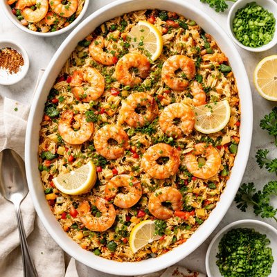 Image of Shrimp and Rice Casserole or Crawfish