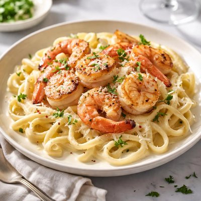 Image of Shrimp and Scallop Alfredo