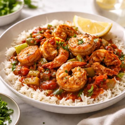 Image of Shrimp and Scallop Creole