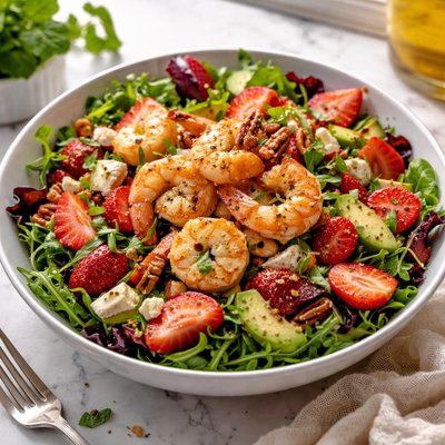 Image of Shrimp and Strawberry Salad