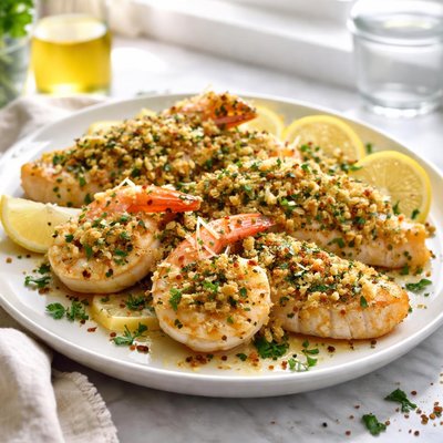 Image of Shrimp and Tilapia Oreganata
