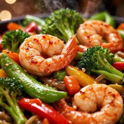 Image of Shrimp and Veggy Stir Fry