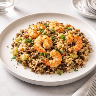 Image of Shrimp and Wild Rice Casserole