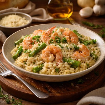 Image of Shrimp Asparagus Risotto the Olive Garden Official