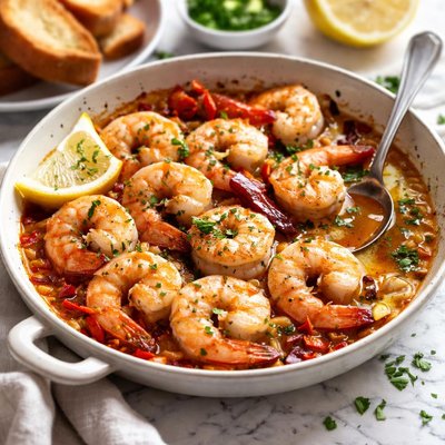 Image of Shrimp Bilbaina