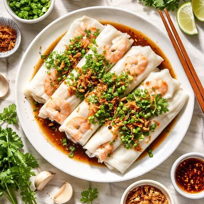 Image of Chee Cheong Fun de camarones