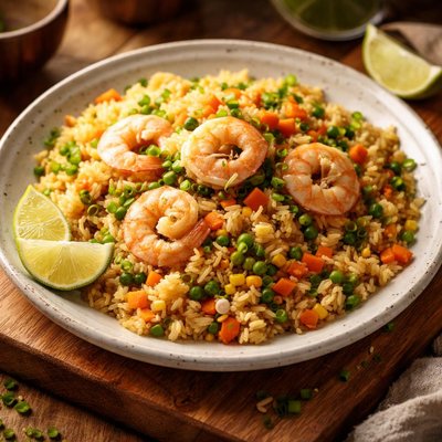 Image of Shrimp Fried Rice Com Chien Tom