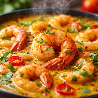 Image of Shrimp in Curry Sauce Sara Sara