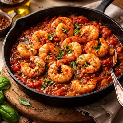 Image of Shrimp in Fresh Tomato Marinara Sauce