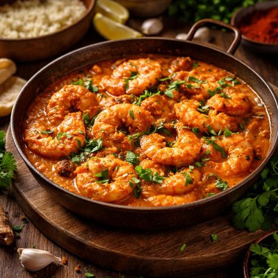 Image of Shrimp in Indian Sauce