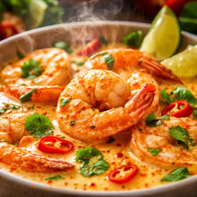 Image of Shrimp in Spicy Coconut Milk