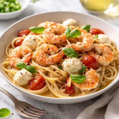 Image of Shrimp Linguini with Mozzarella