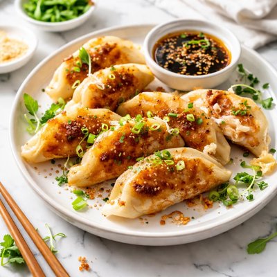 Image of Shrimp Pot Stickers Dim Sum
