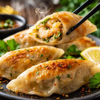 Image of Shrimp Scampi Potstickers