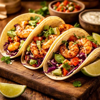 Image of Shrimp Soft Tacos
