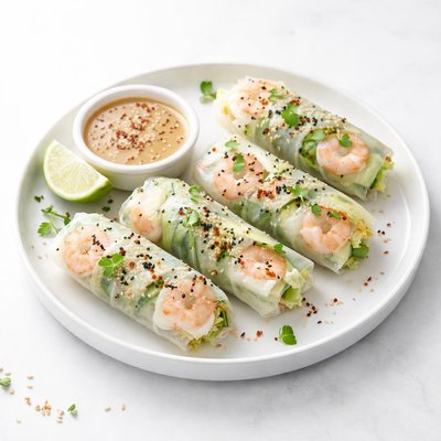 Image of Vegan Shrimp Spring Rolls