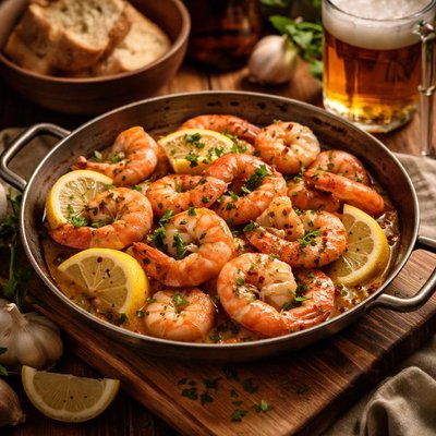 Image of Shrimp Steamed in Beer