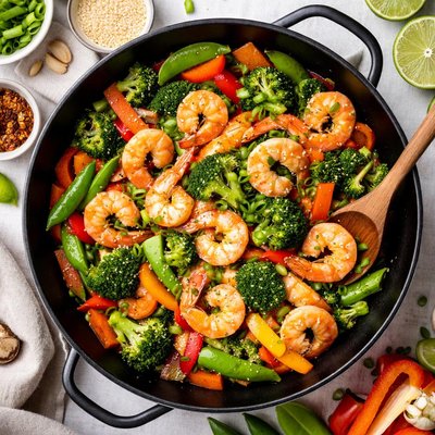 Image of Whole30 Shrimp Stir Fry