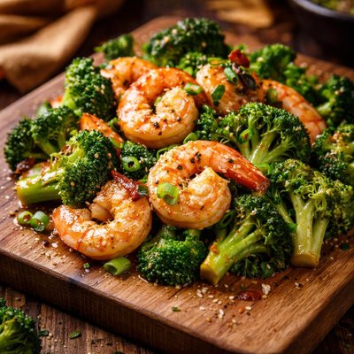 Image of Shrimp with Broccoli